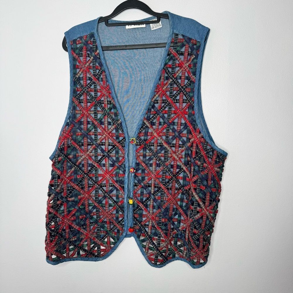 Vintage women vest size 2X